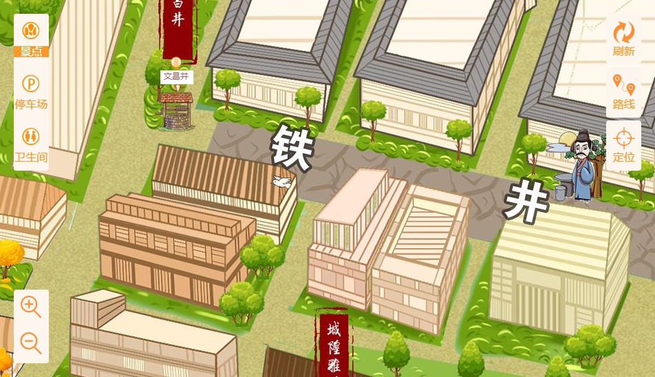 德州智慧景区：手绘地图与语音导览的完美融合