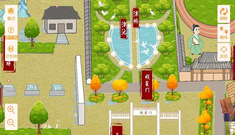 德州手绘地图景区语音讲解导览系统：智慧景区建设的基石